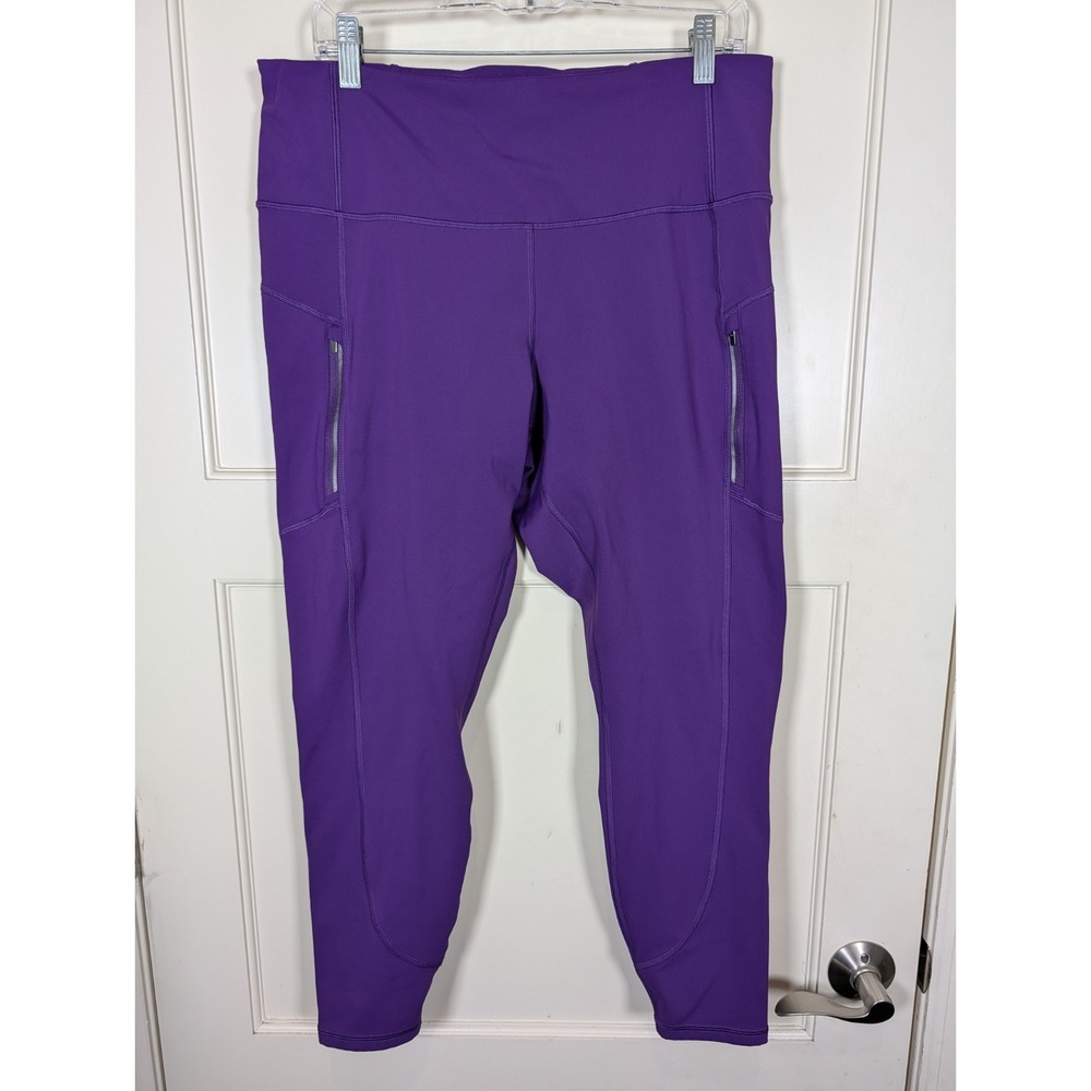 Athleta Rainier Tight Legging Women's Size: 1X Reflective Purple